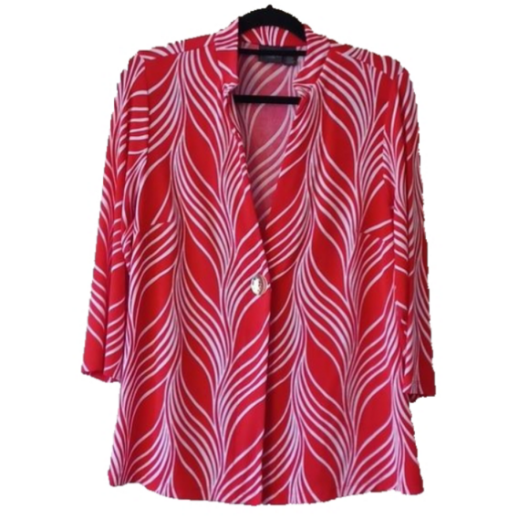 Chico's Jackets & Blazers - Chicos Travelers cardigan jacket Chicos size 1 USA medium
